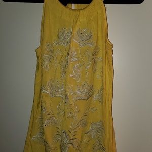 INC International Concepts yellow shirt